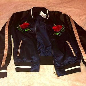 Embossed rose jacket